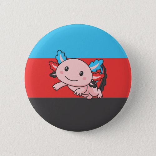 Polyamory Flag Gay Pride Lgbtq Axolotl Button