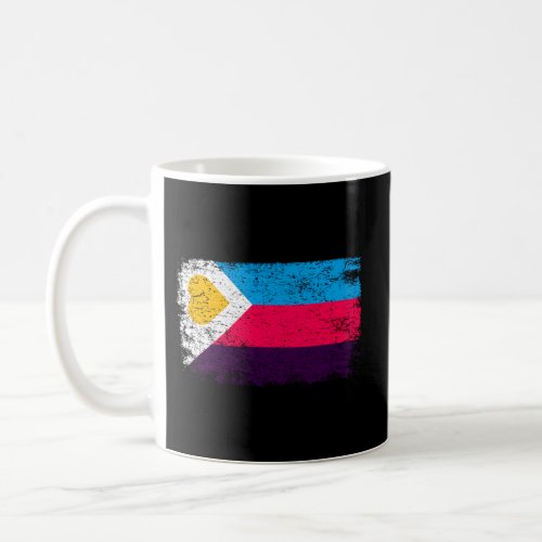 Polyamory New Pride Flag _ Polyamorous Throuple Coffee Mug