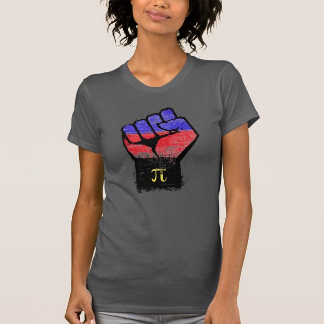 Polyamory Pride Fist T-Shirt (Front)