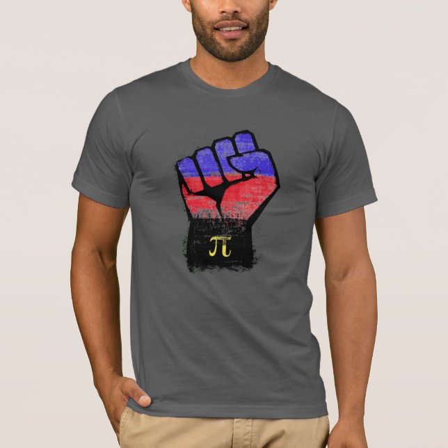 Polyamory Pride Fist T-Shirt (Front)