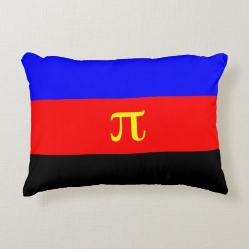 Polyamory Pride Flag Accent Pillow