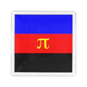 Polyamory Pride Flag Acrylic Tray