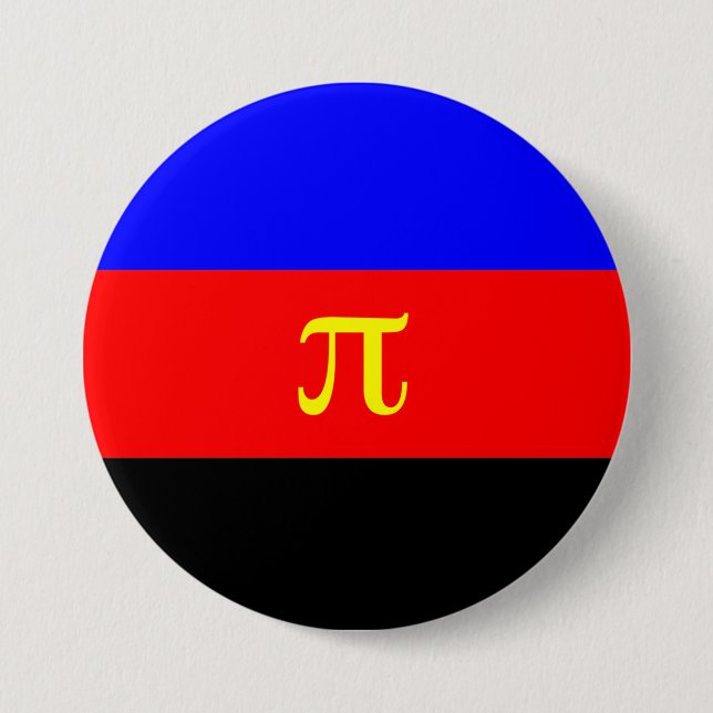 Polyamory Pride Flag Button (Front)