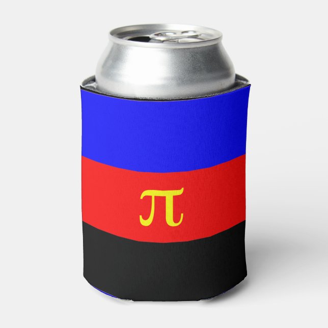 Polyamory Pride Flag Can Cooler (Can Front)