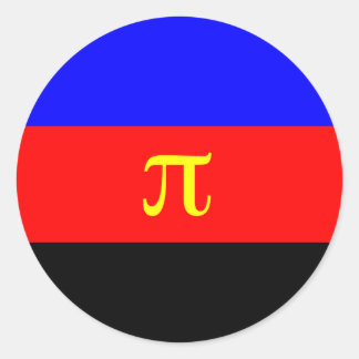 Polyamory Pride Flag Classic Round Sticker