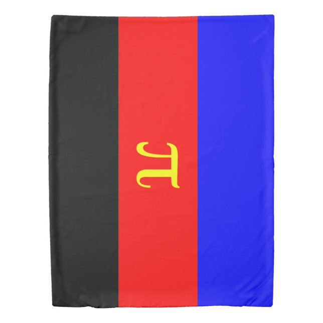 Polyamory Pride Flag Duvet Cover (Front)
