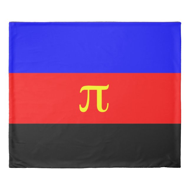 Polyamory Pride Flag Duvet Cover (Front)