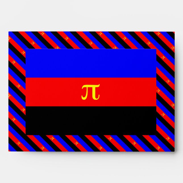 Polyamory Pride Flag Envelope (Front)