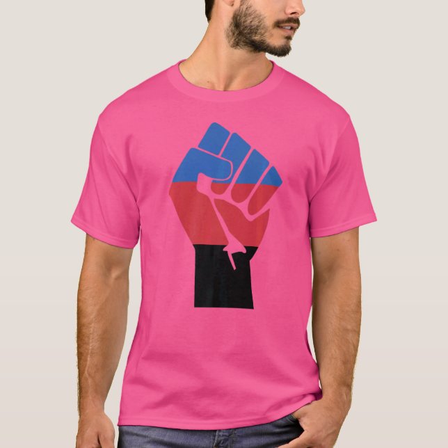 Polyamory Pride Flag Equality Polyamorous T-Shirt (Front)