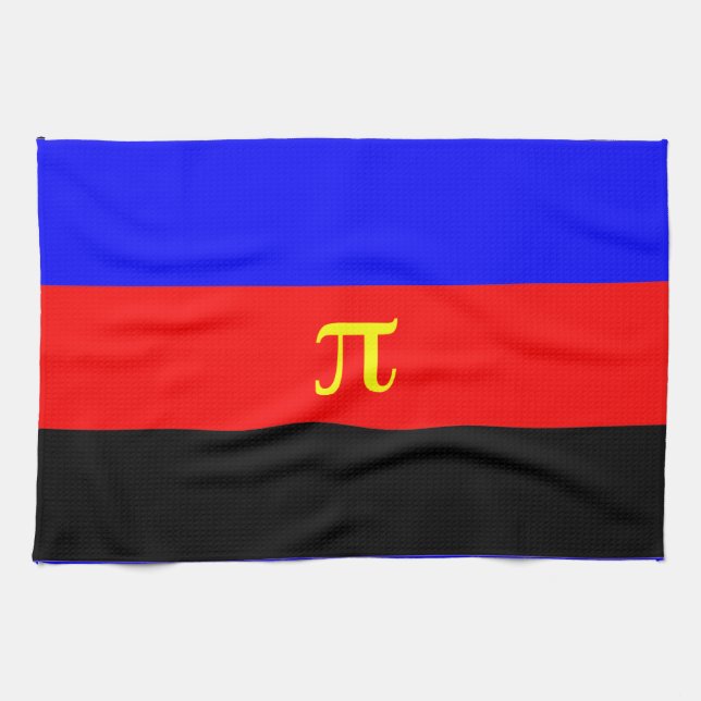 Polyamory Pride Flag Kitchen Towel (Horizontal)