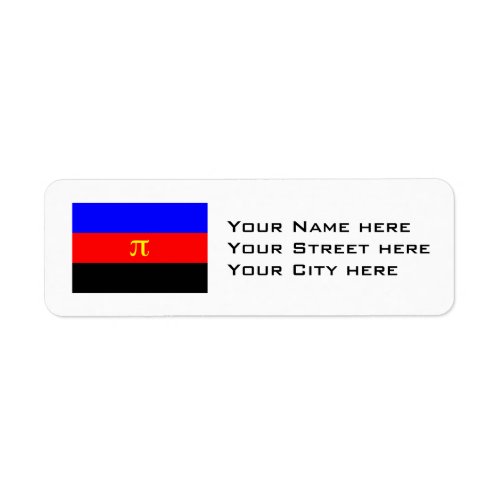 Polyamory Pride Flag Label