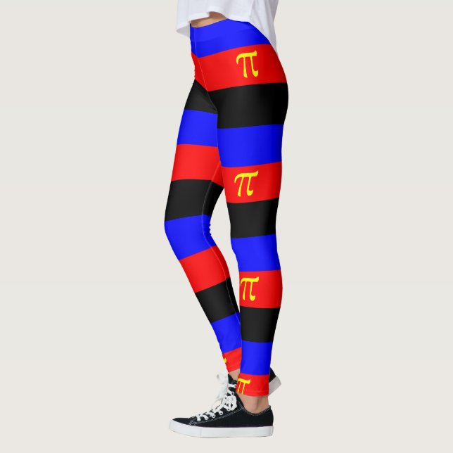 Polyamory Pride Flag Leggings (Left)