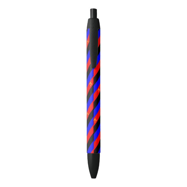 Polyamory Pride Flag Pen (Back (Vertical))