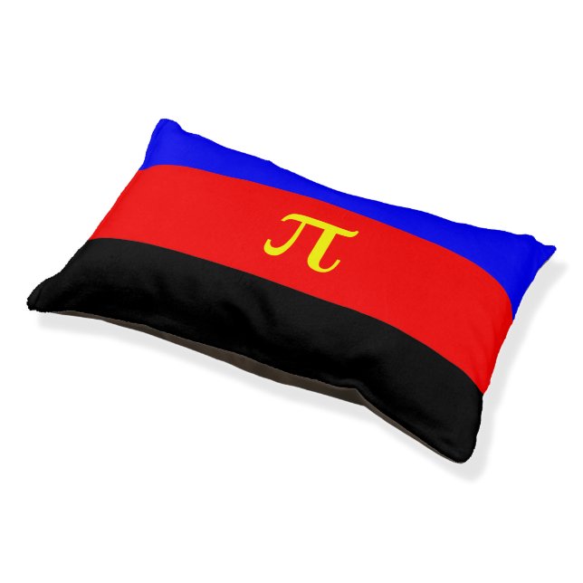 Polyamory Pride Flag Pet Bed (Angled)