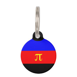 Polyamory Pride Flag Pet ID Tag