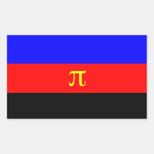 Polyamory Pride Flag Rectangular Sticker