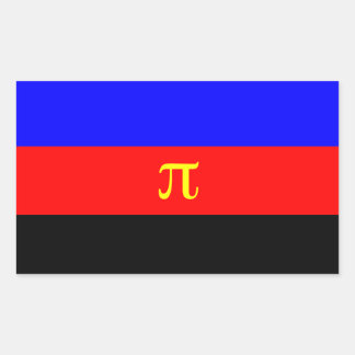 Polyamory Pride Flag Rectangular Sticker