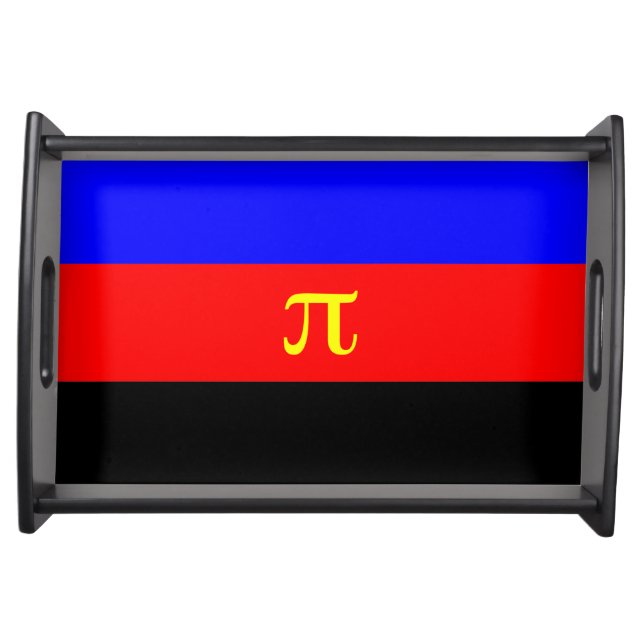 Polyamory Pride Flag Serving Tray (Front)