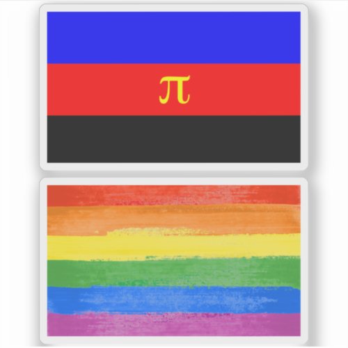 Polyamory Pride Flag Sticker