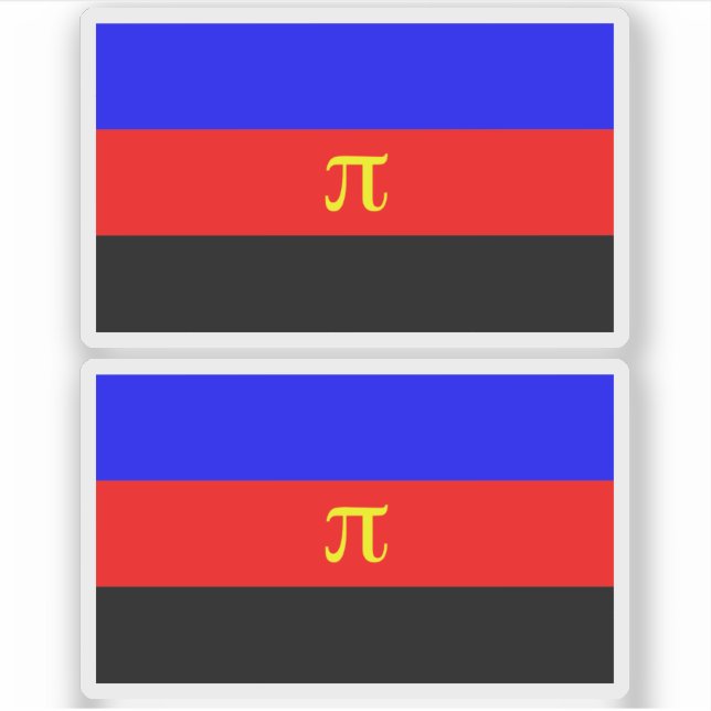 Polyamory Pride Flag Sticker (Front)