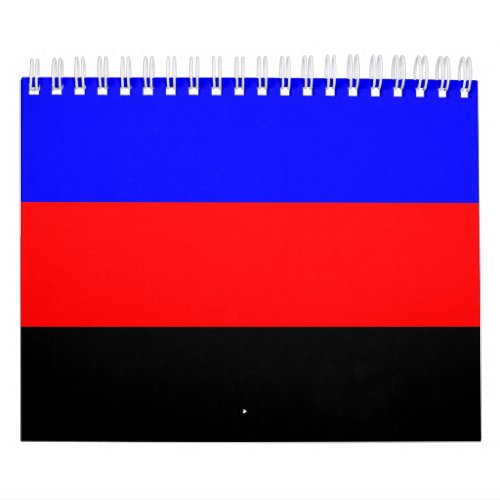 Polyamory Pride Flag Stripes Calendar