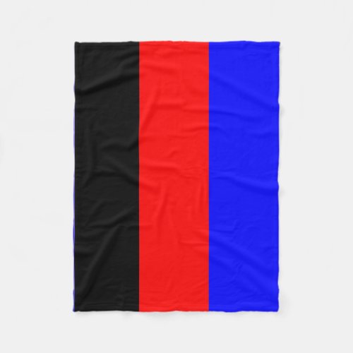 Polyamory Pride Flag Stripes Fleece Blanket