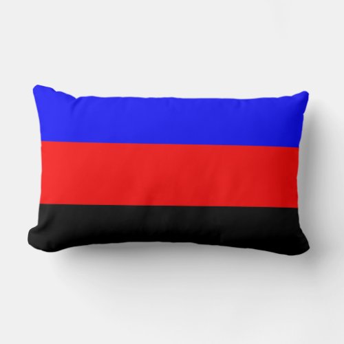 Polyamory Pride Flag Stripes Lumbar Pillow