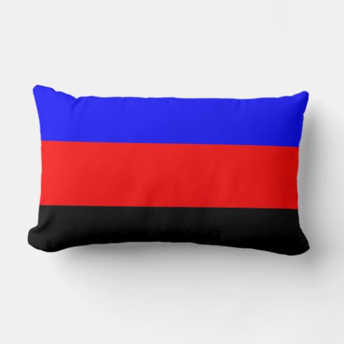 Polyamory Pride Flag Stripes Lumbar Pillow