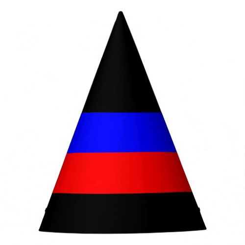 Polyamory Pride Flag Stripes Party Hat