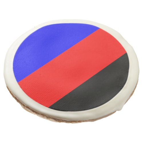 Polyamory Pride Flag Stripes Sugar Cookie