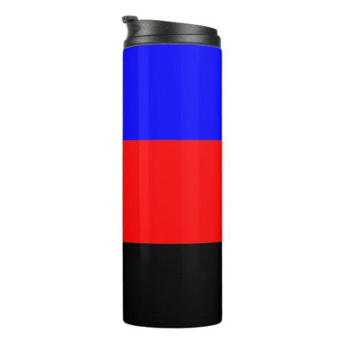 Polyamory Pride Flag Stripes Thermal Tumbler