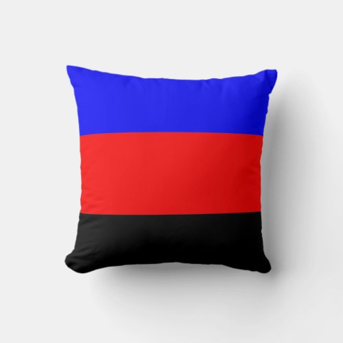 Polyamory Pride Flag Stripes Throw Pillow