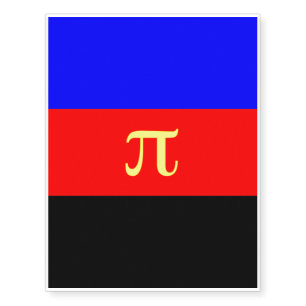 Polyamory Pride Flag Temporary Tattoos