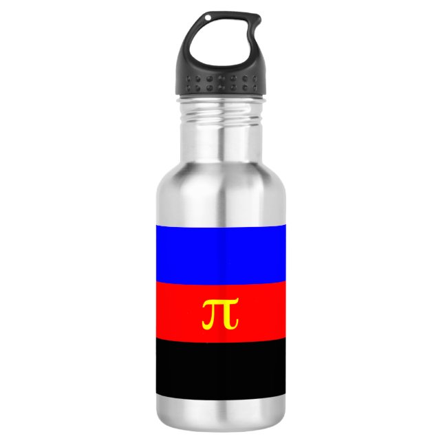 Polyamory Pride Flag Water Bottle (Front)