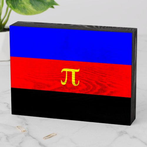 Polyamory Pride Flag Wooden Box Sign