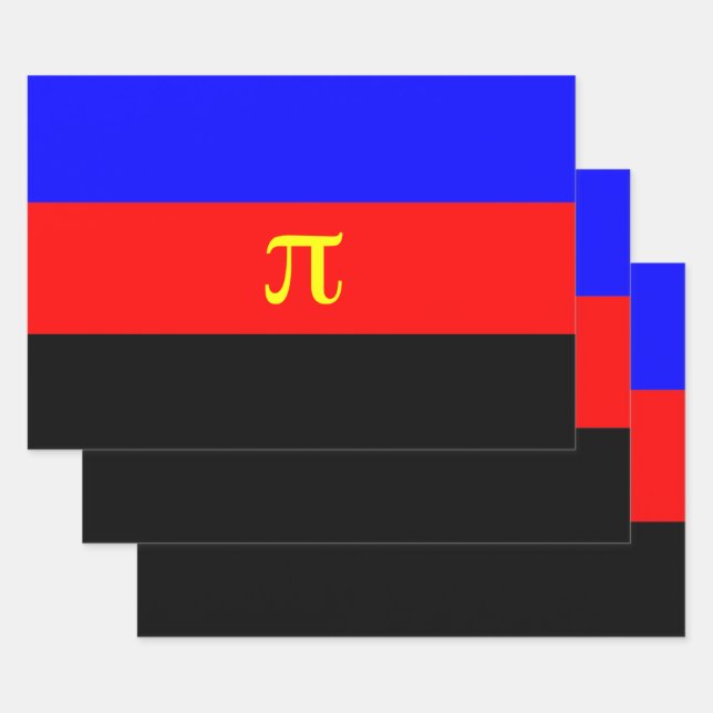 Polyamory Pride Flag Wrapping Paper Sheets (Set)