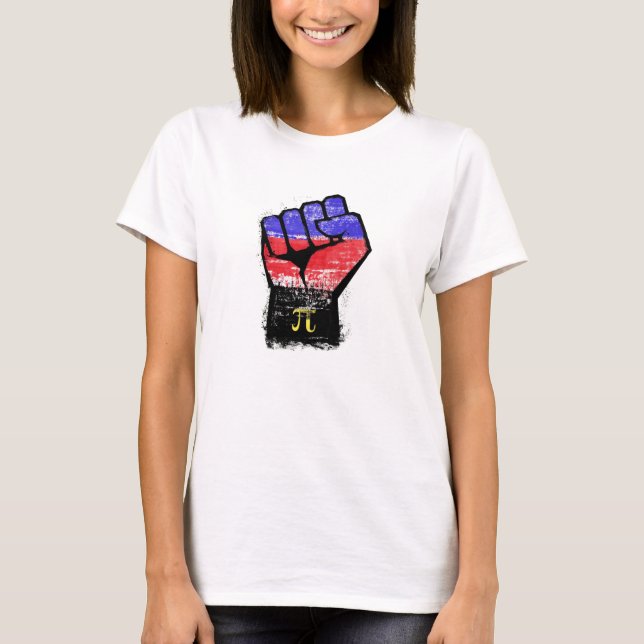 Polyamory Pride Protest Fist T-Shirt (Front)