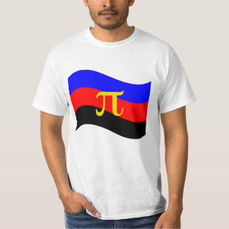 Polyamory Pride Symbol Wavy Flag T-Shirt