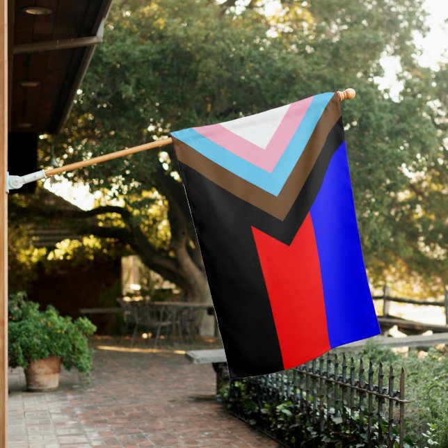 Polyamory Progress Pride Flag Stripes (In SItu)