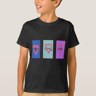Polyamory: Sharing is Caring/ Poly Logos T-Shirt
