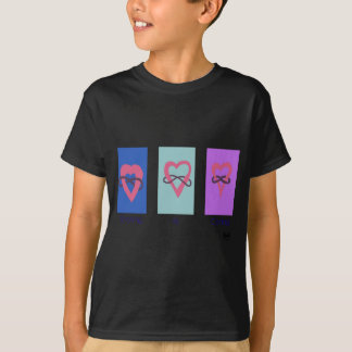 Polyamory: Sharing is Caring/ Poly Logos T-Shirt