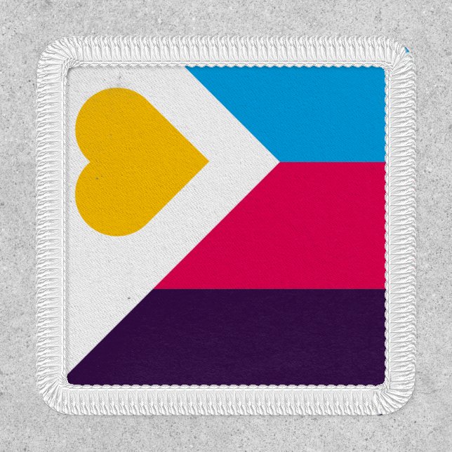 Polyamory Tricolor Patch (Front)