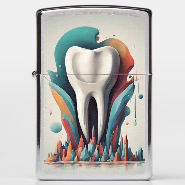 Polychromatic Grin Zippo Lighter (Front)