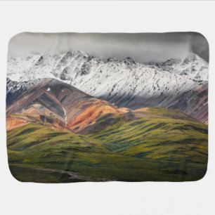 Polychrome mountain, Denali NP, Alaska Baby Blanket