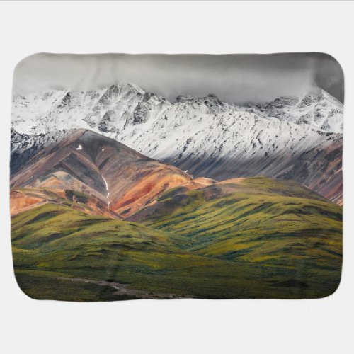 Polychrome mountain Denali NP Alaska Baby Blanket