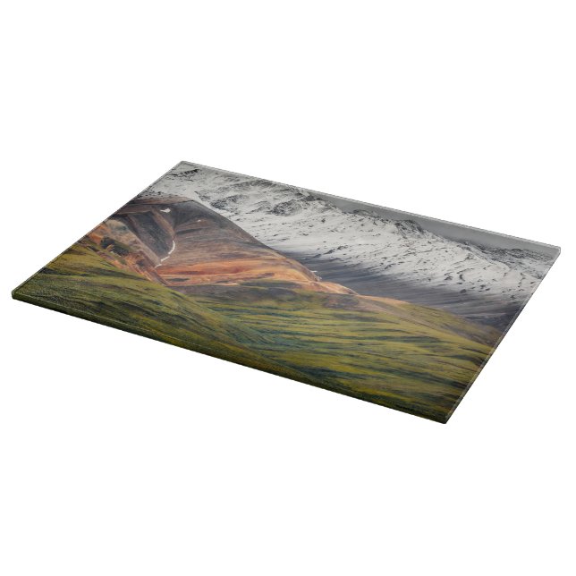 Polychrome mountain, Denali NP, Alaska Cutting Board (Corner)