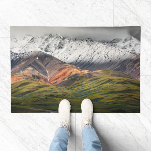 Polychrome mountain, Denali NP, Alaska Doormat