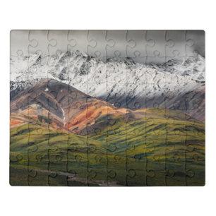 Polychrome mountain, Denali NP, Alaska Jigsaw Puzzle