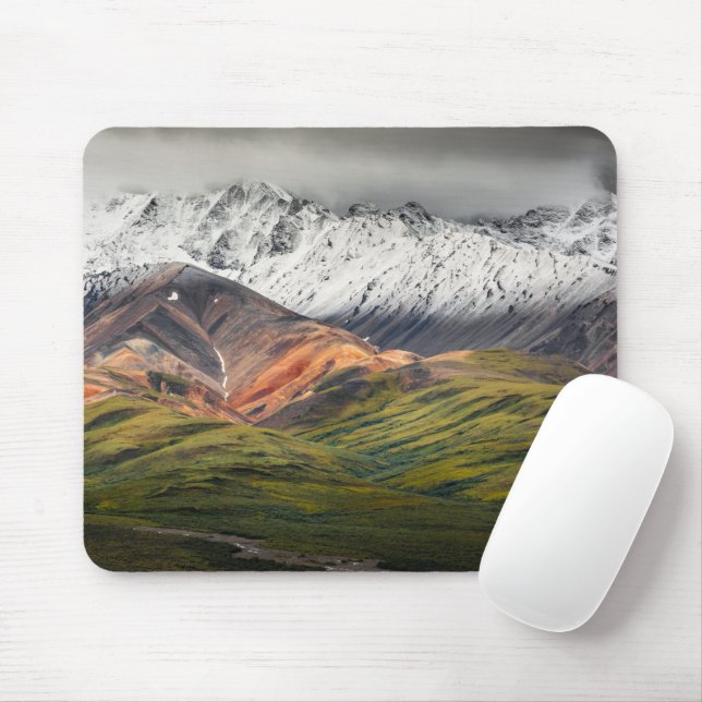 Polychrome mountain, Denali NP, Alaska Mouse Pad (With Mouse)