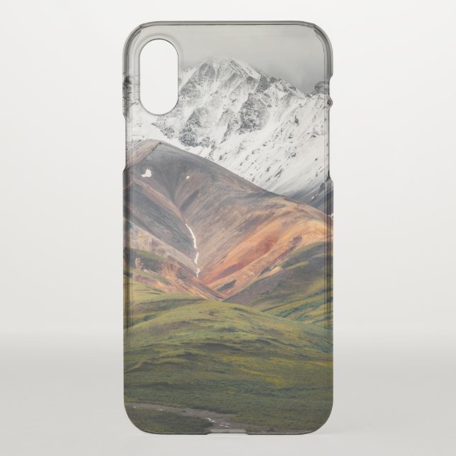 Polychrome mountain, Denali NP, Alaska Uncommon iPhone Case (Back)